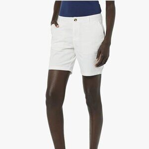 Amazon Essentials White Cotton Shorts Chino Preppy Size 4